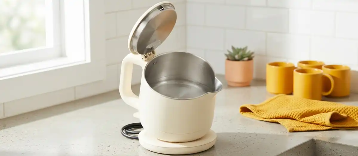 Water left sitting inside a kettle between uses