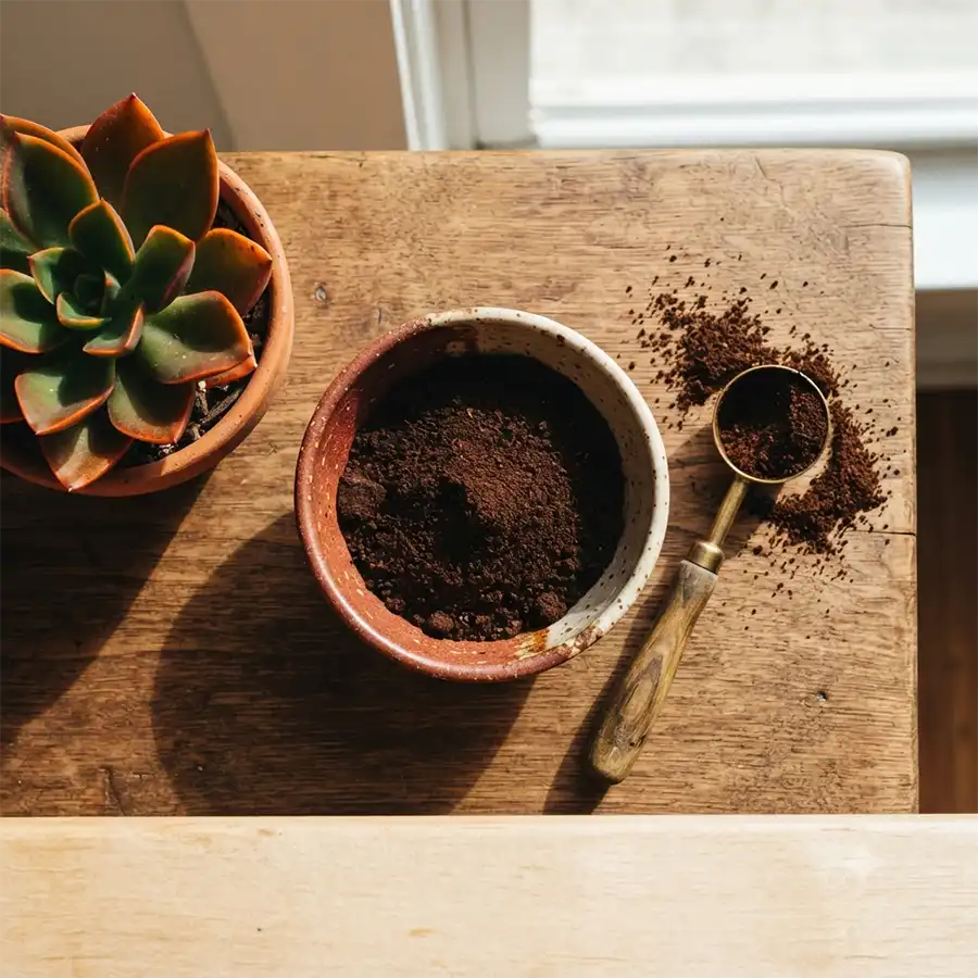What to do with leftover coffee grounds