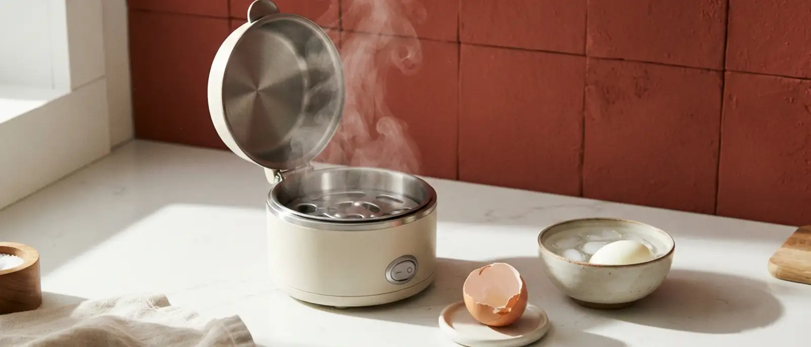 Egg cooker mistakes ruining soft-boiled eggs at breakfast